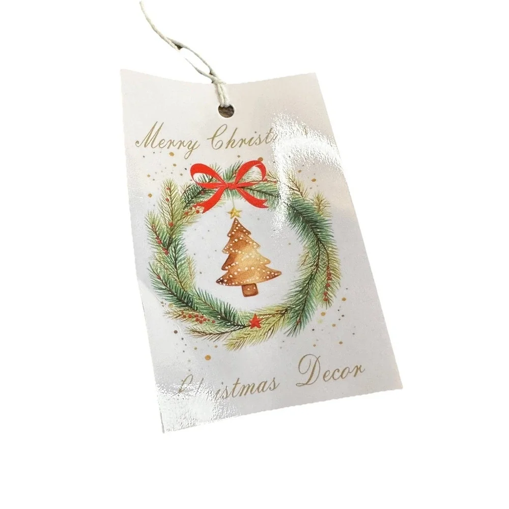 Silver Mercury Glass Christmas Tree Decor w/ Gold Star Topper 19